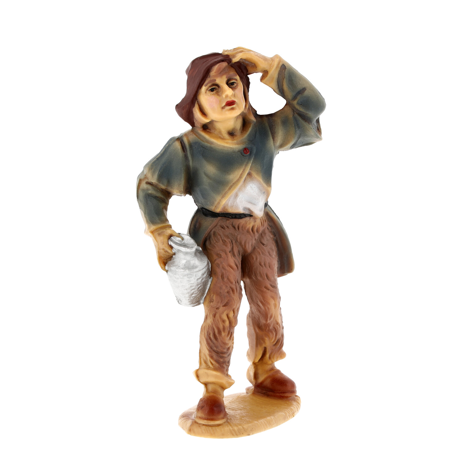 Hirte mit Krug, zu 12cm Fig. (Kunststoff) - Marolin Plastik - made in Germany