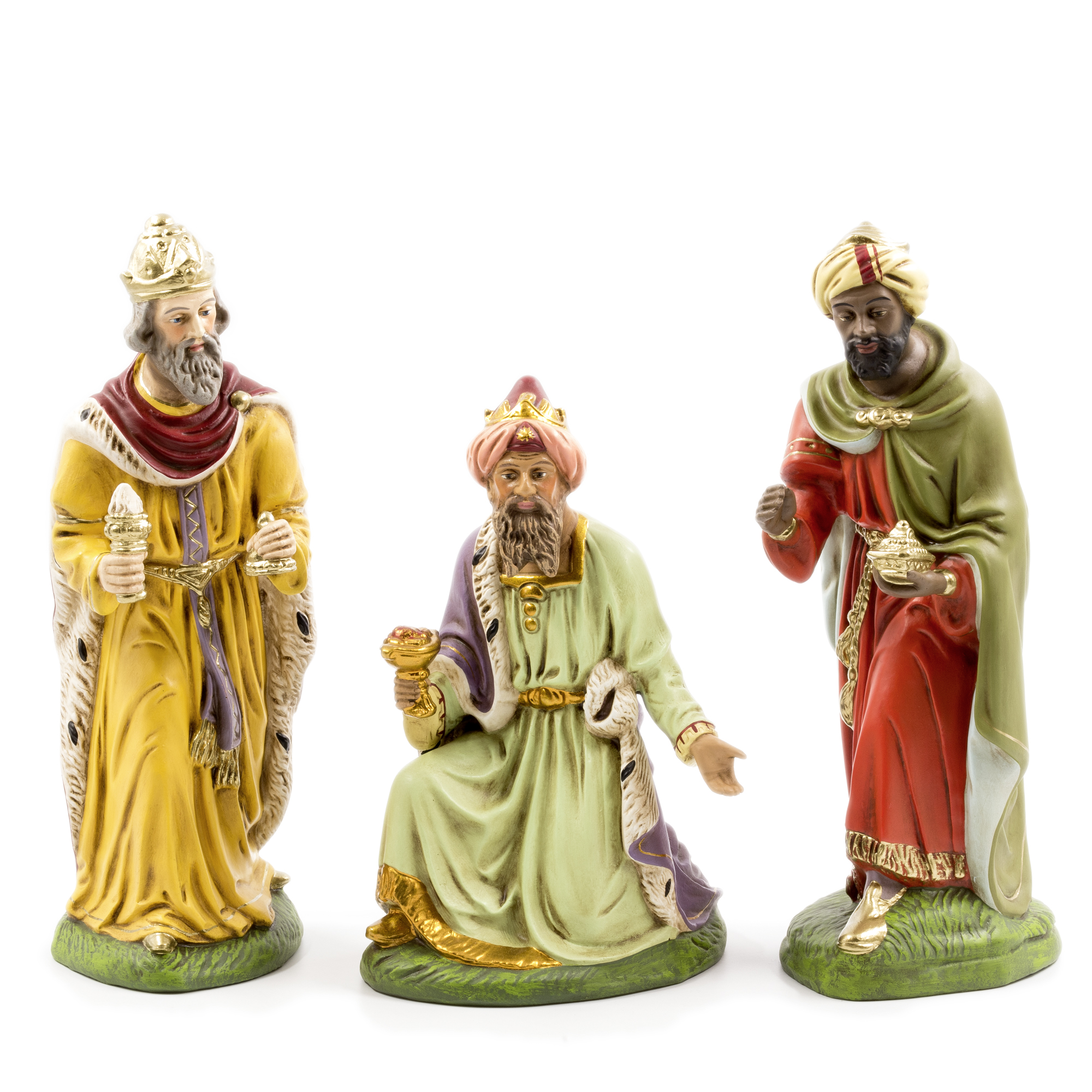 Set der Heiligen Drei Könige als Krippenfiguren