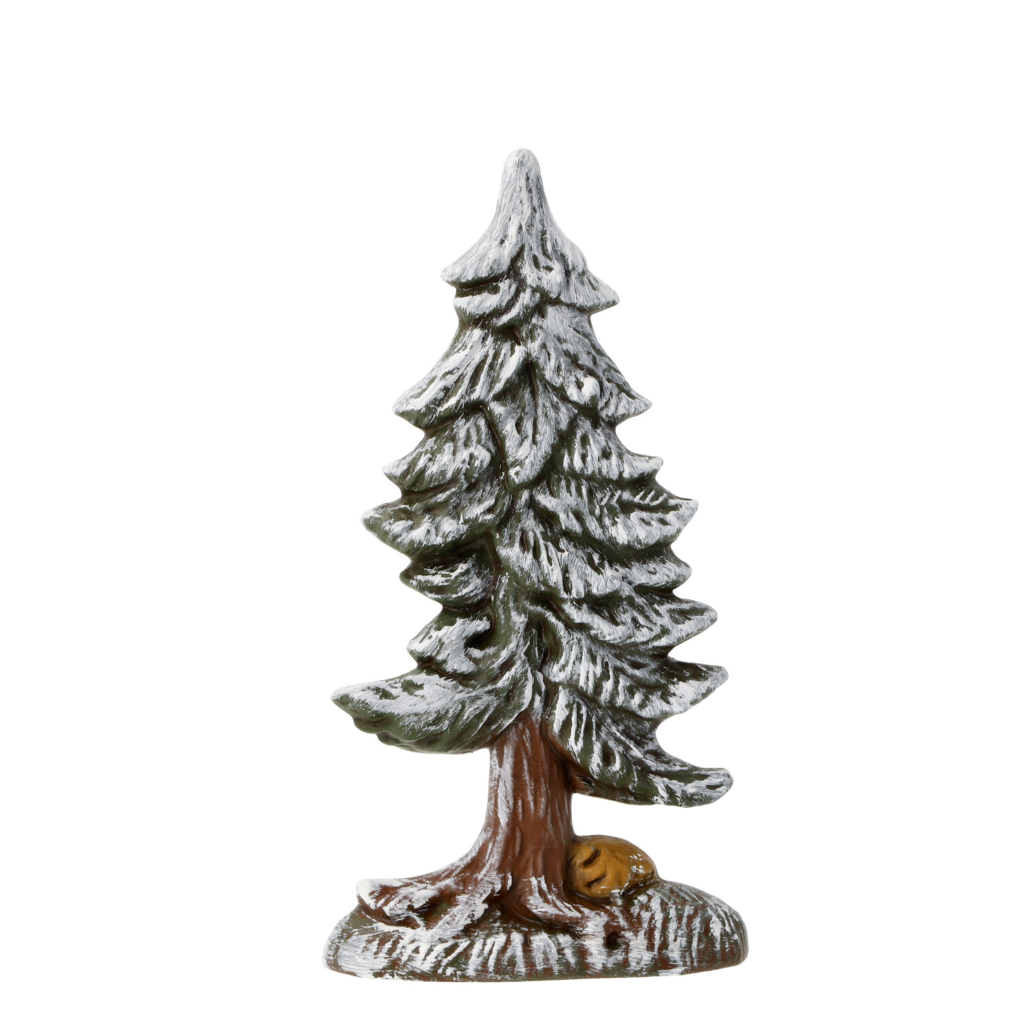 Kleine Tanne verschneit (Halbrelief), zu 9 - 11cm Figuren