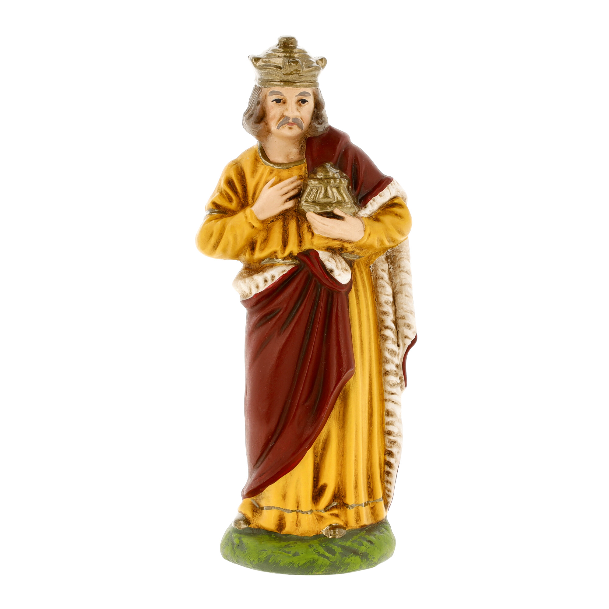 König weiß - MAROLIN Krippenfigur