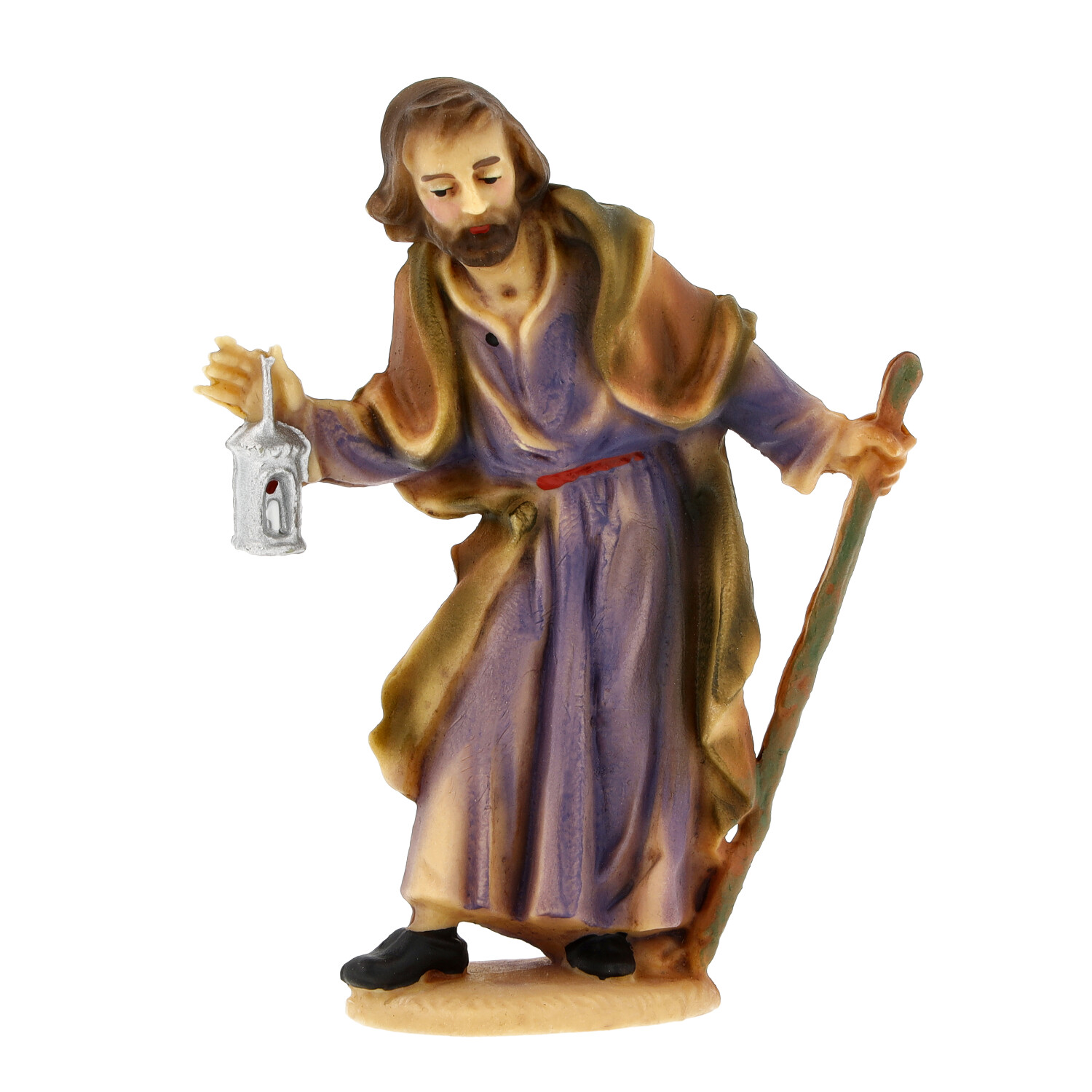 Josef stehend, zu 9cm Fig. (Kunststoff) - Marolin Plastik - Krippenfigur aus Kunststoff - made in Germany