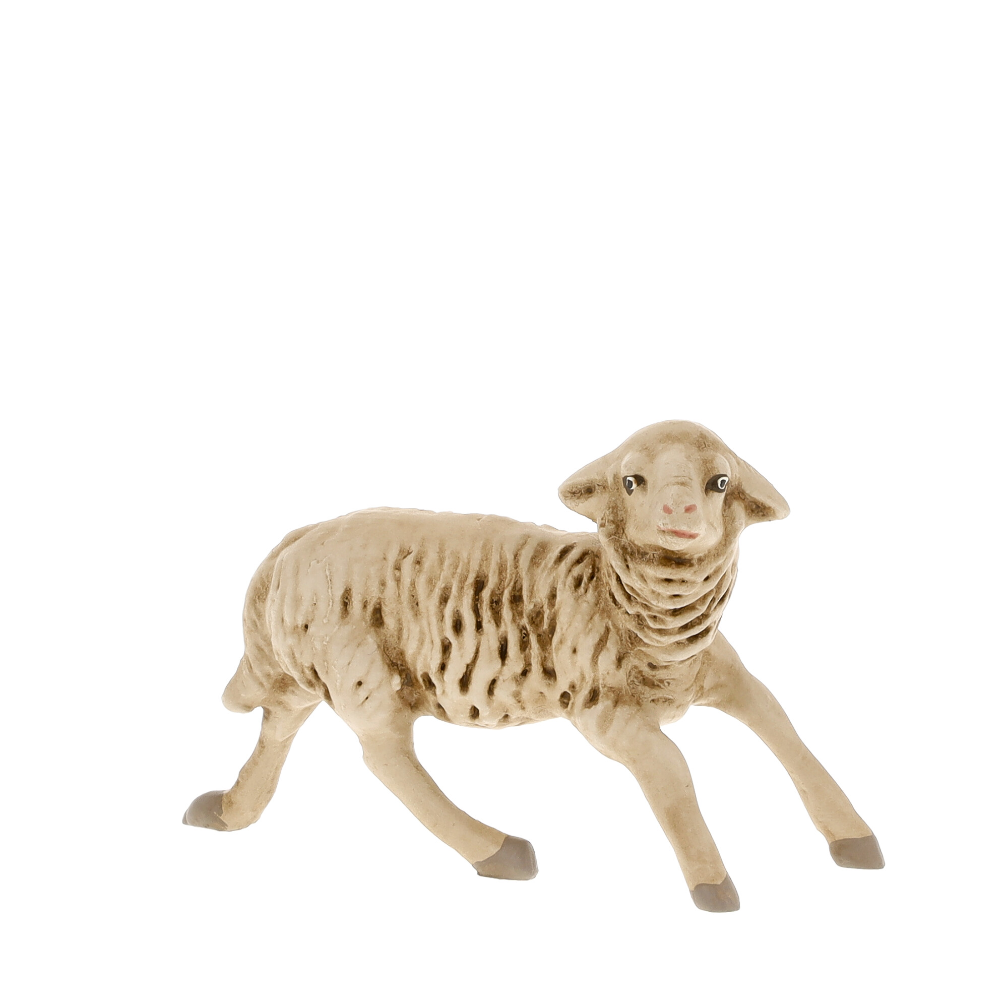 Beige Lammfigur, naturgetreu