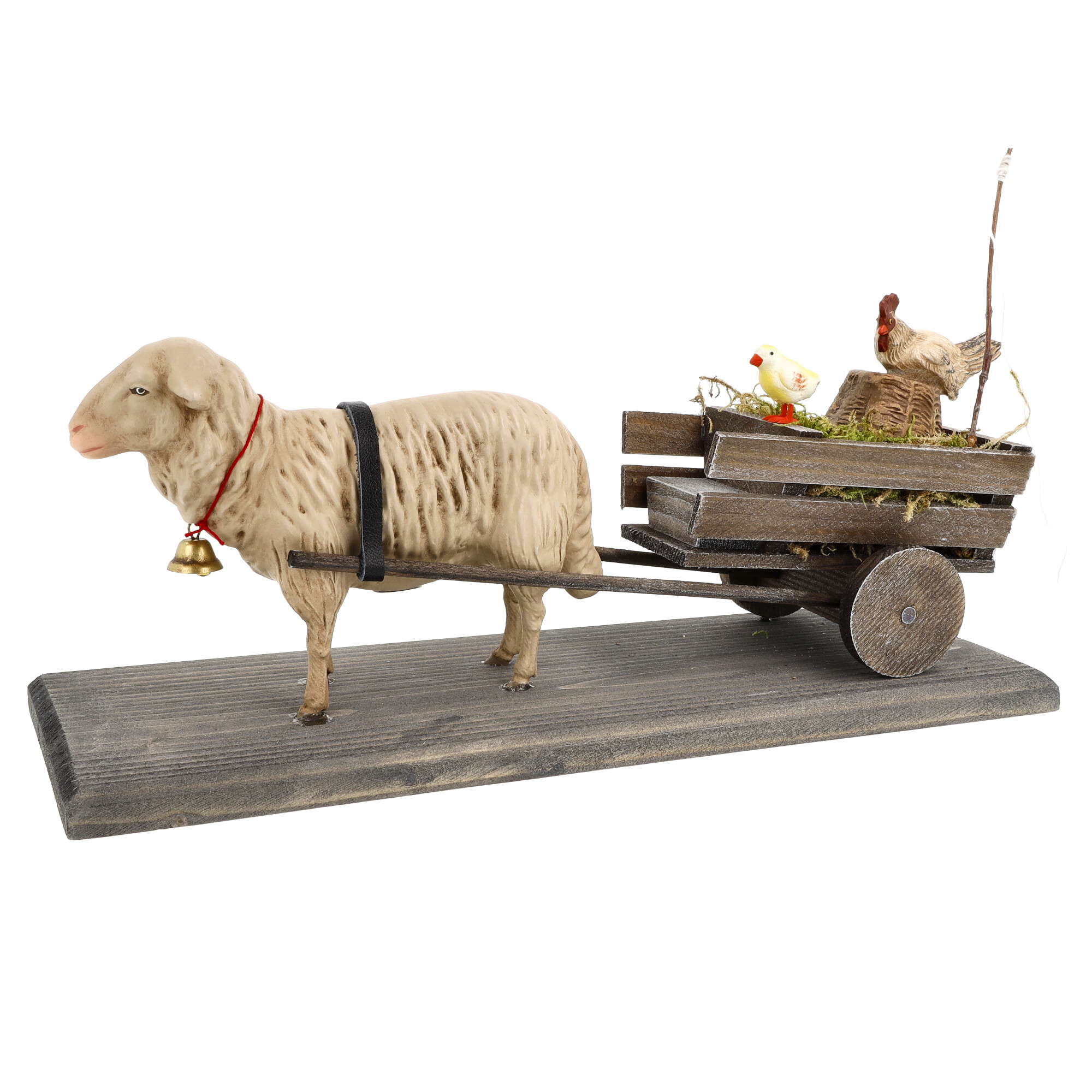 Ostergespann mit Schaf und Henne