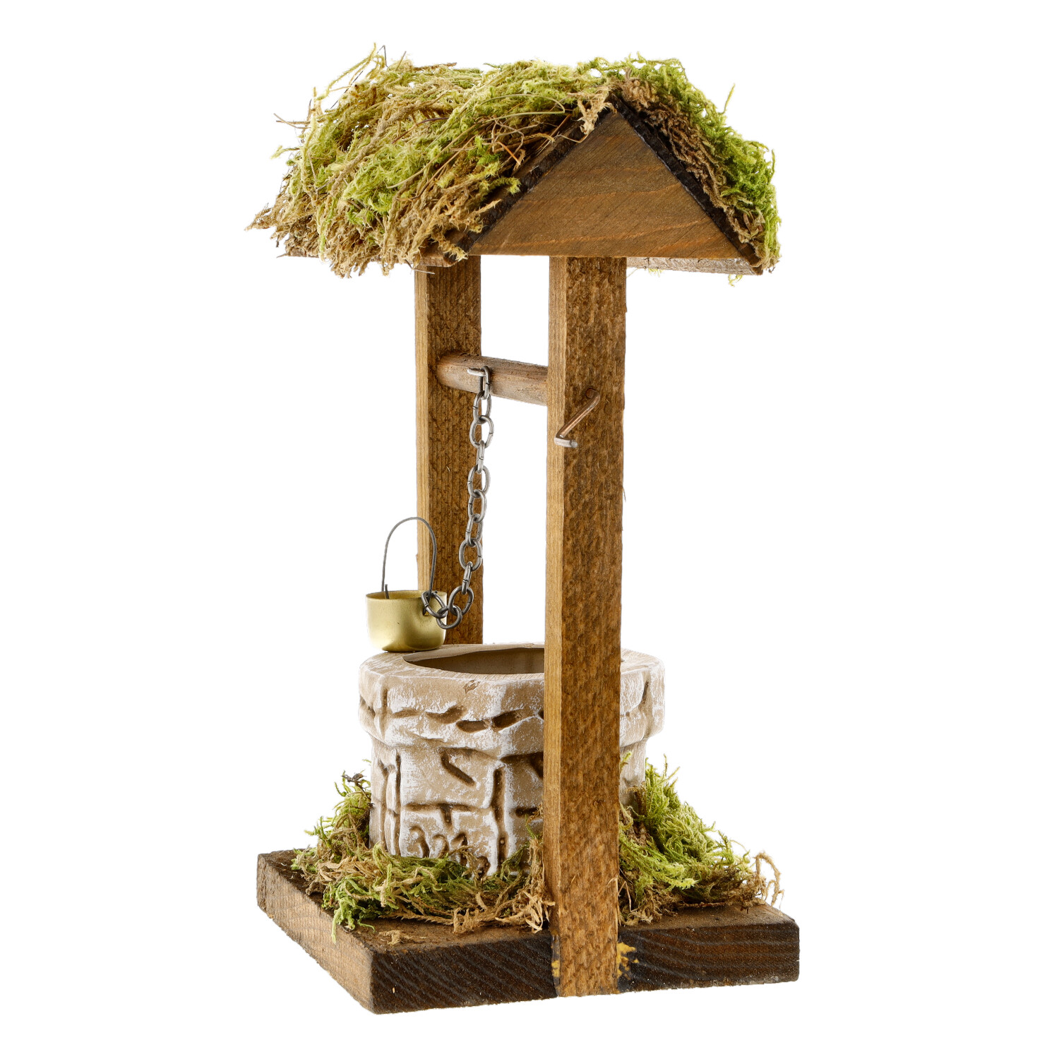 Ziehbrunnen (H=17cm)  für 12 - 14cm Marolin Krippenfiguren - made in Germany