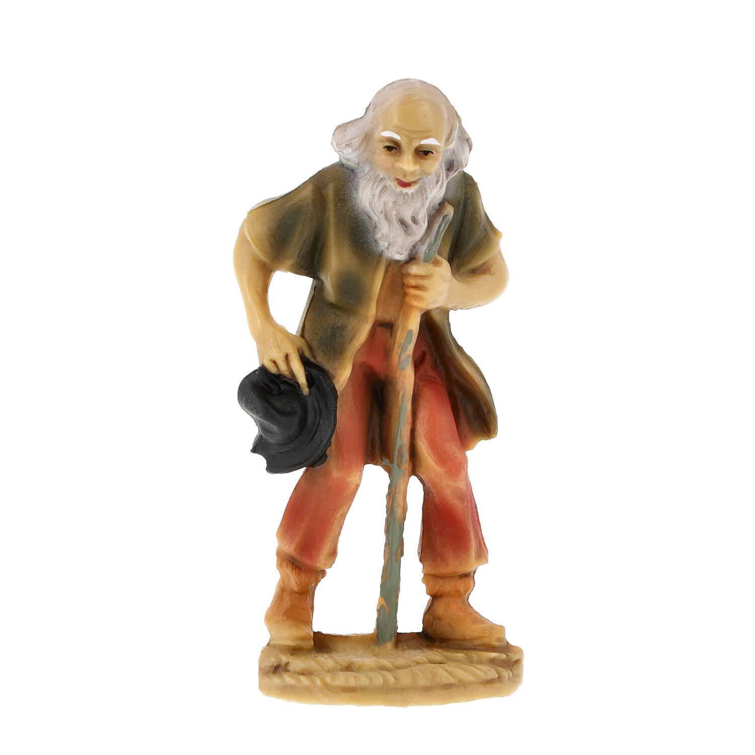 Hirte alt, zu 9cm Fig. (Kunststoff) - Marolin Plastik - Krippenfigur aus Kunststoff - made in Germany