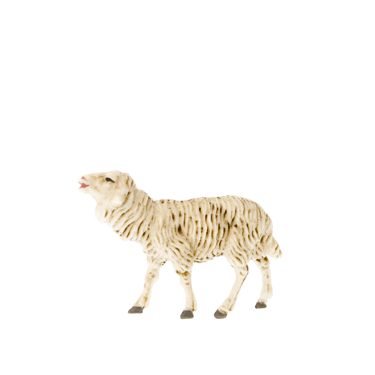 Detailreiche Schaf-Spielfigur aus Kunststoff, stehend