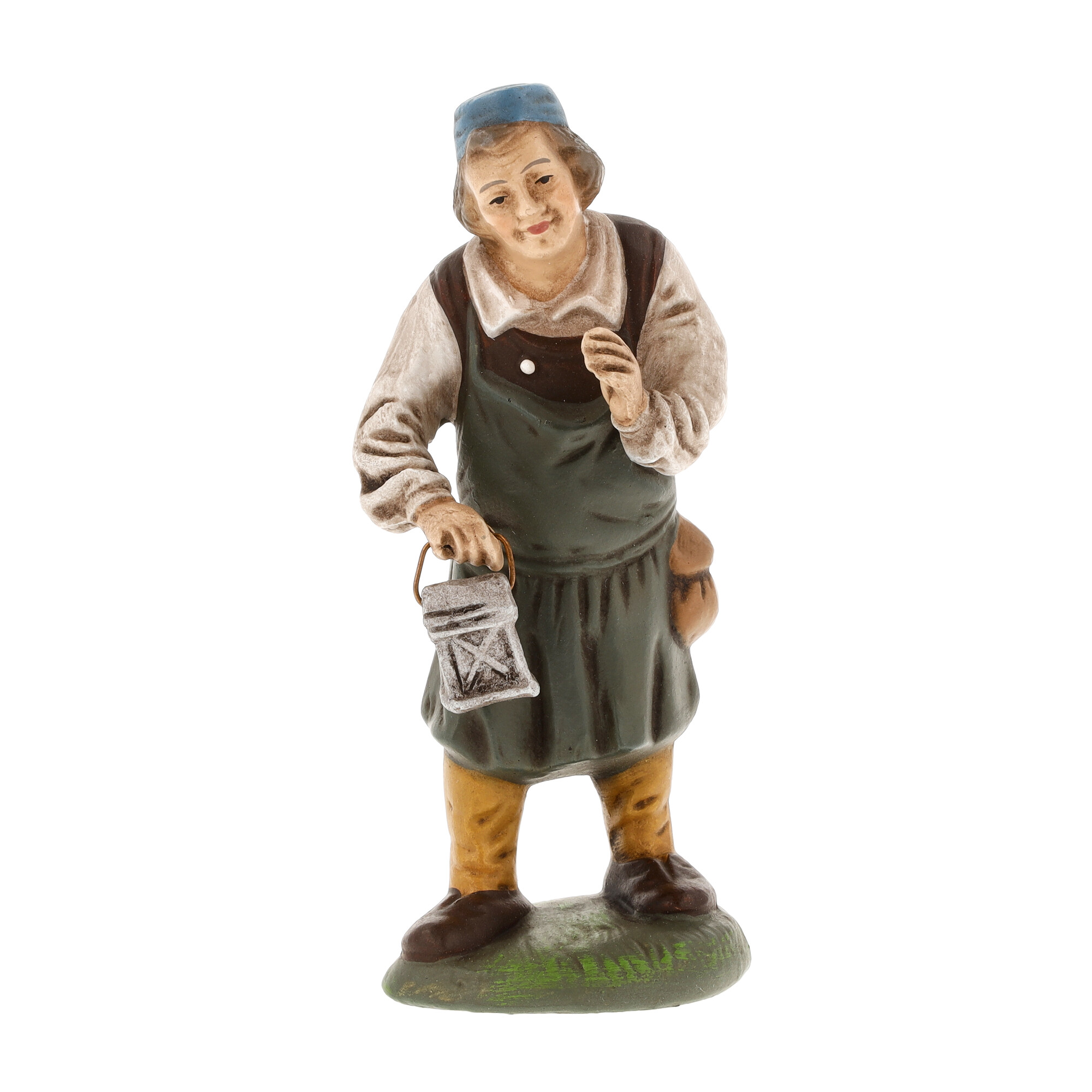 Wirt mit Laterne, zu 11cm Krippenfiguren - Original MAROLIN® - Krippenfigur für Ihre Weihnachtskrippe - Made in Germany