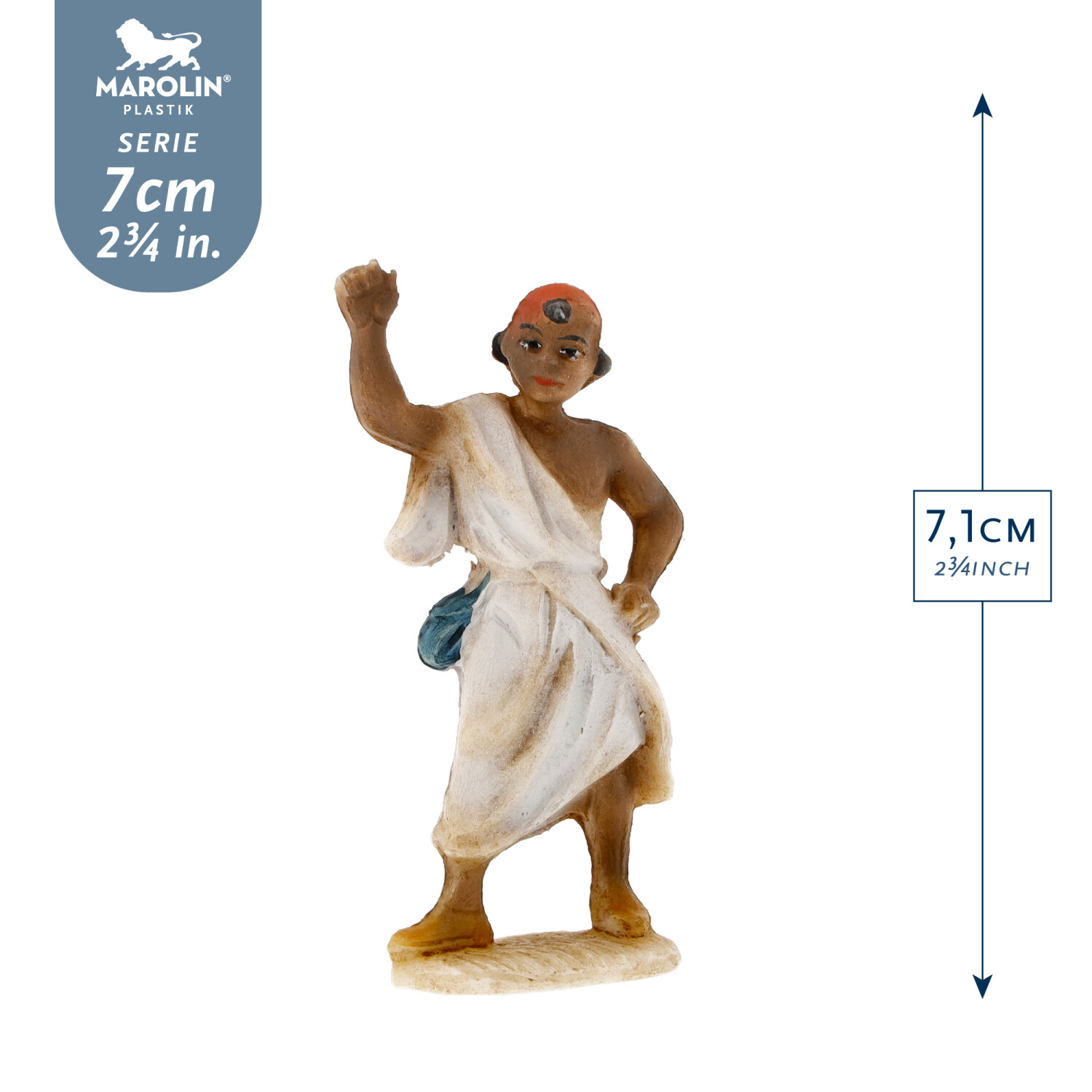 Kameltreiber, zu 7cm Fig. (Kunststoff) - Marolin Plastik - Krippenfigur aus Kunststoff - made in Germany