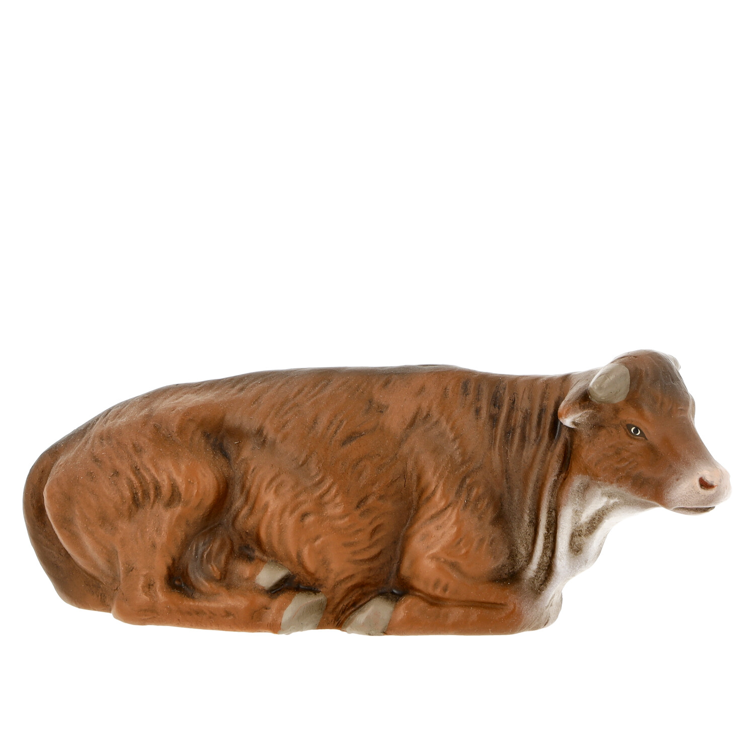 Ochse liegend, zu 14cm Marolin Krippenfiguren - made in Germany