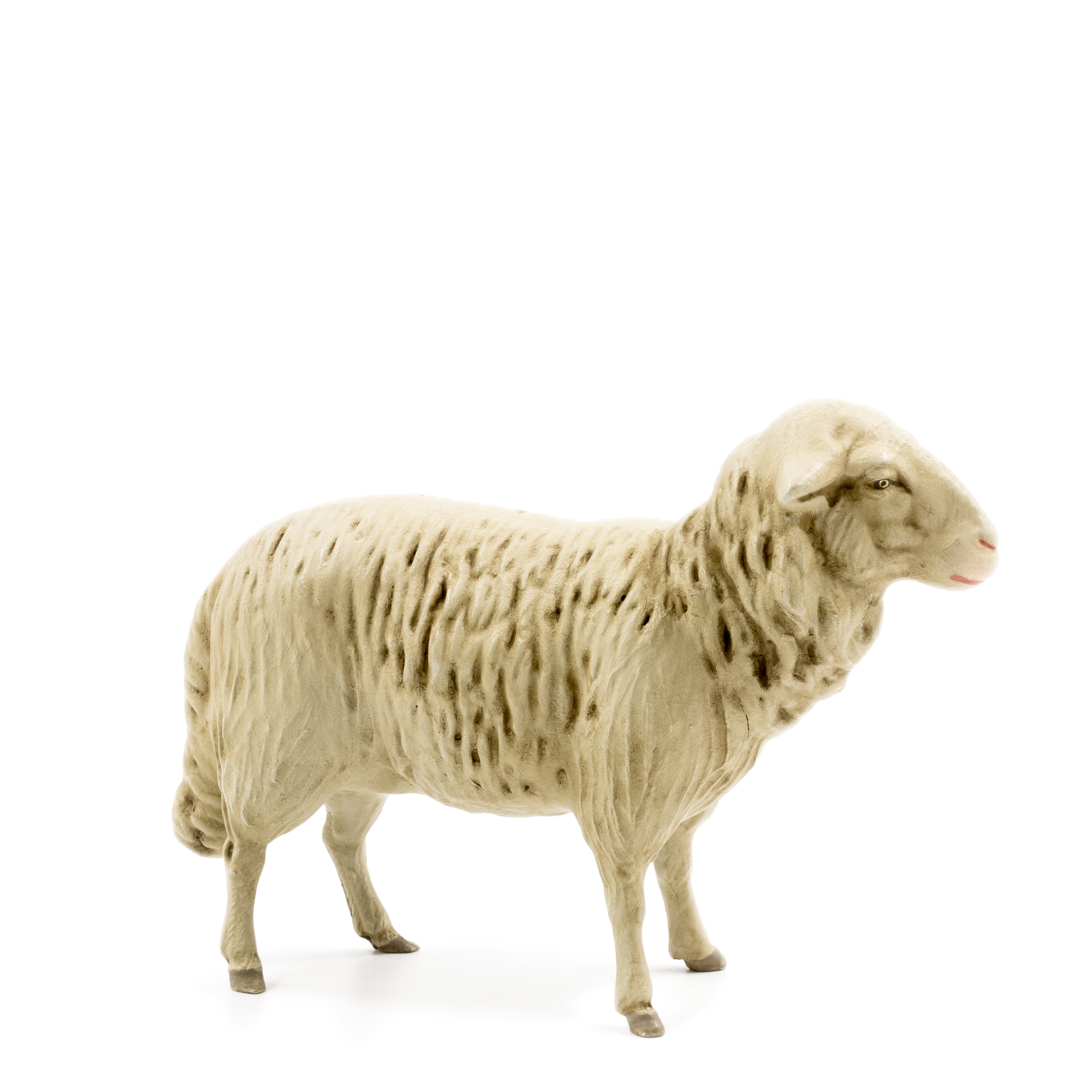 Schaf Spielfigur, detailreich bemalt