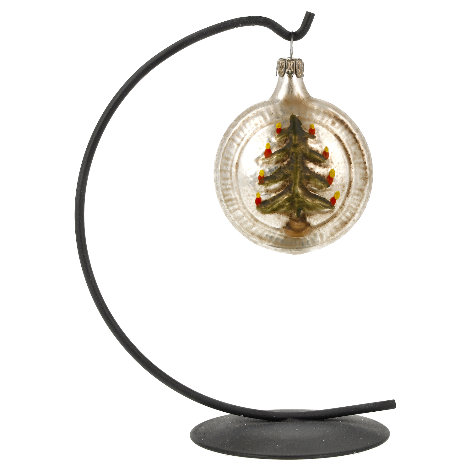 Handbemalte Glaskugel, Weihnachtsbaum, Marolin, Steinach