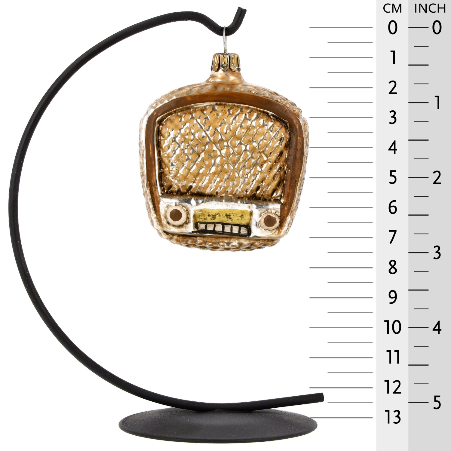 Nostalgisches Glasornament Radio