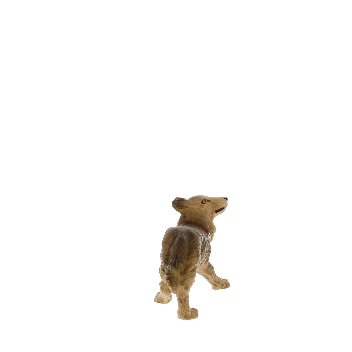 Hund erschrocken, zu 11 - 12cm Marolin Krippenfiguren - made in Germany