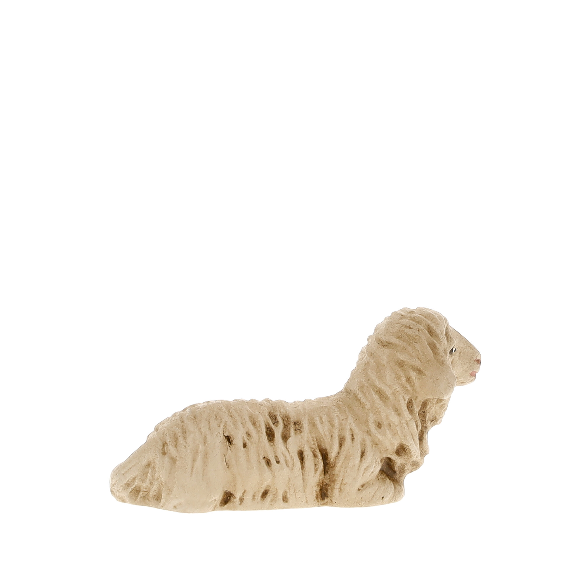 Liegendes Schaf für Weihnachtskrippe