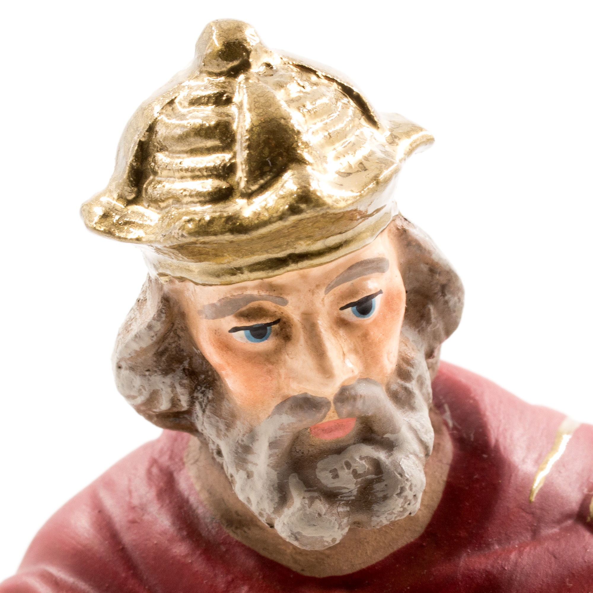 König weiß - Marolin Krippenfigur - made in Germany