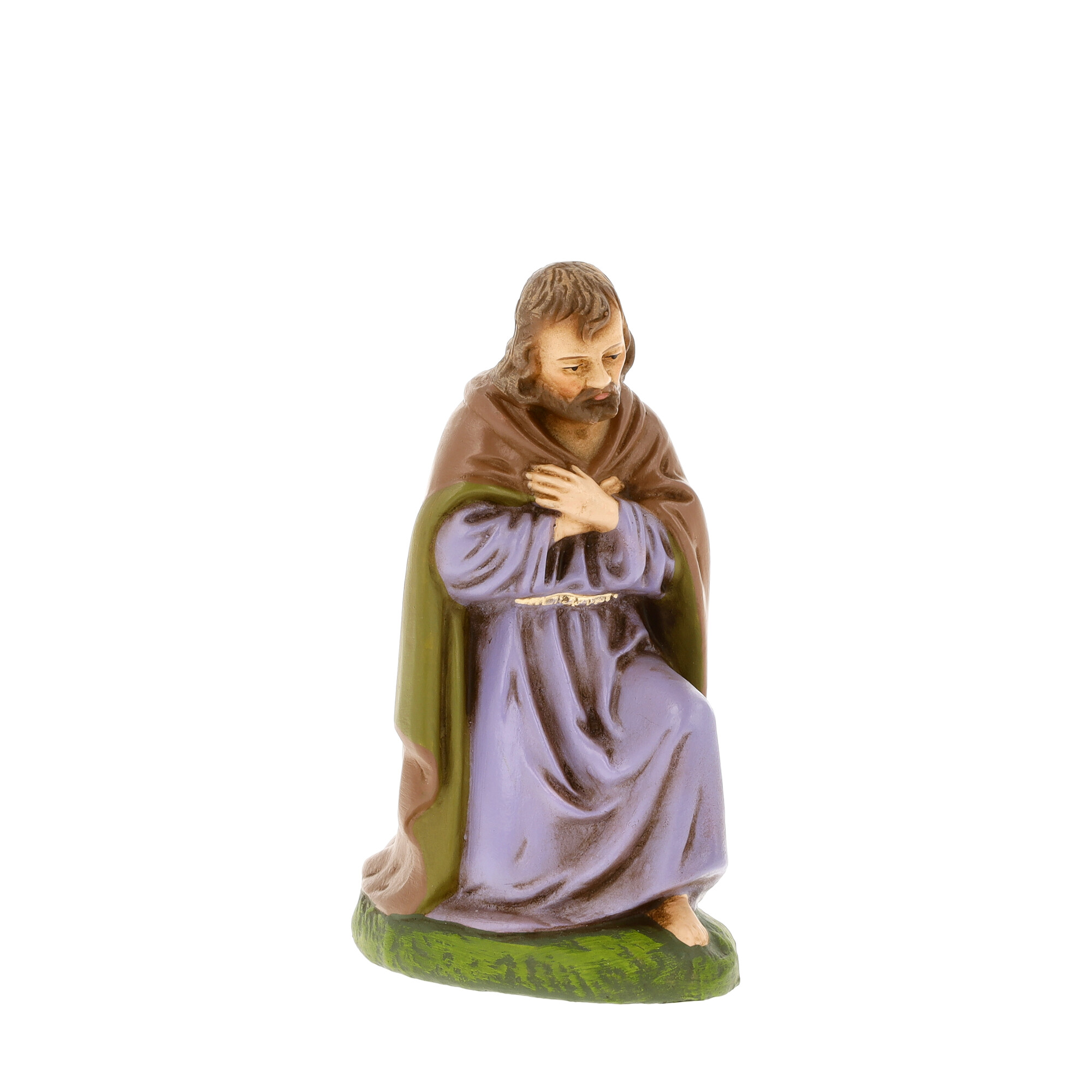 Josef kniend, zu 11cm Krippenfiguren - Original MAROLIN® - Krippenfigur für Ihre Weihnachtskrippe - Made in Germany