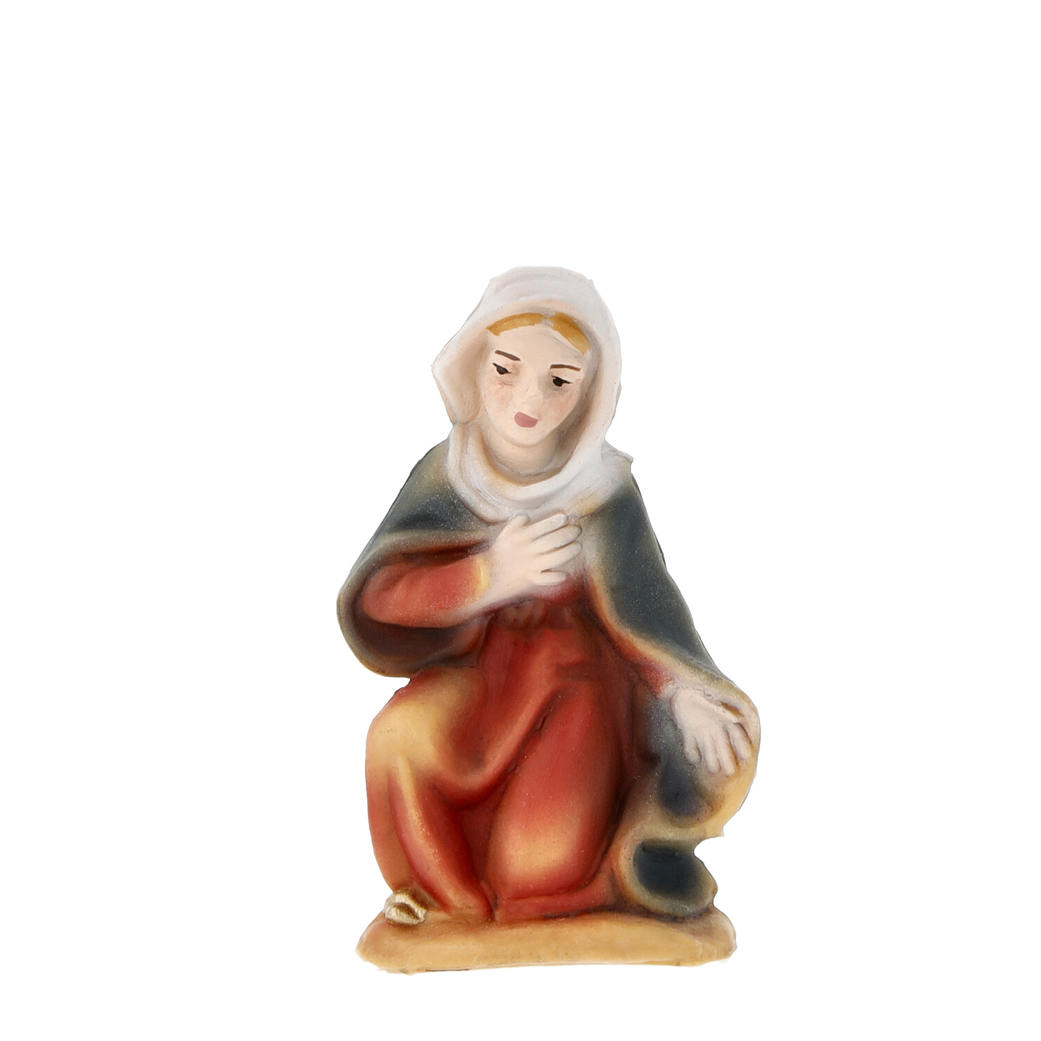 Kniende Maria Krippenfigur für die Weihnachtskrippe