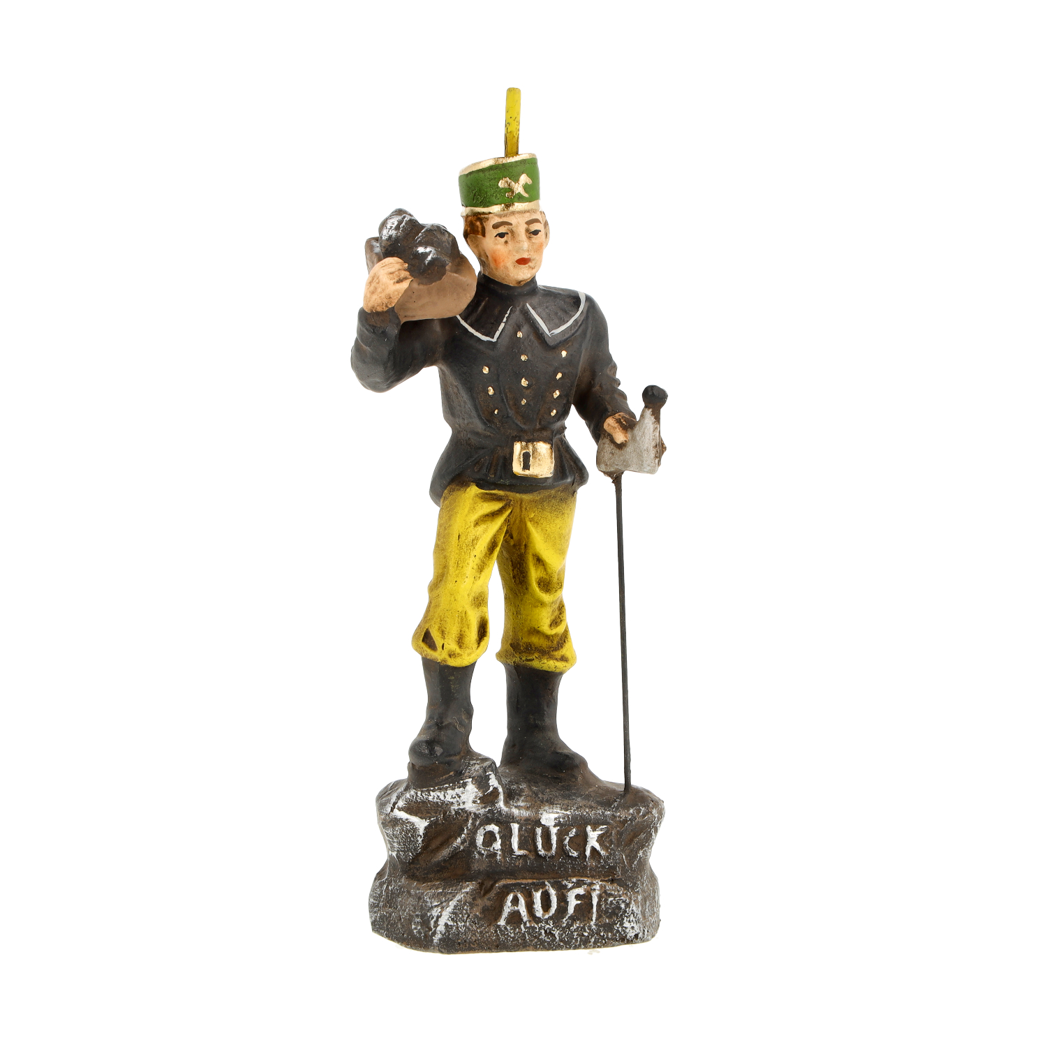 Handbemalter Bergmann-Baumschmuck Glück Auf