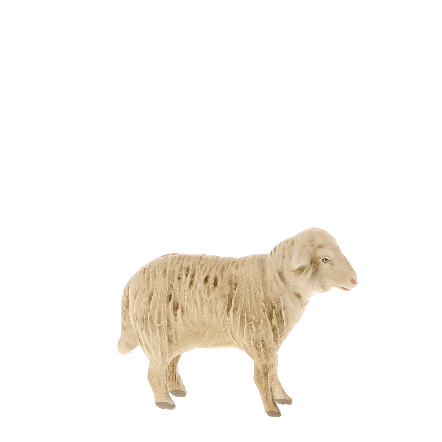 Schaf geradeaus blickend, zu 14cm Marolin Krippenfiguren - made in Germany