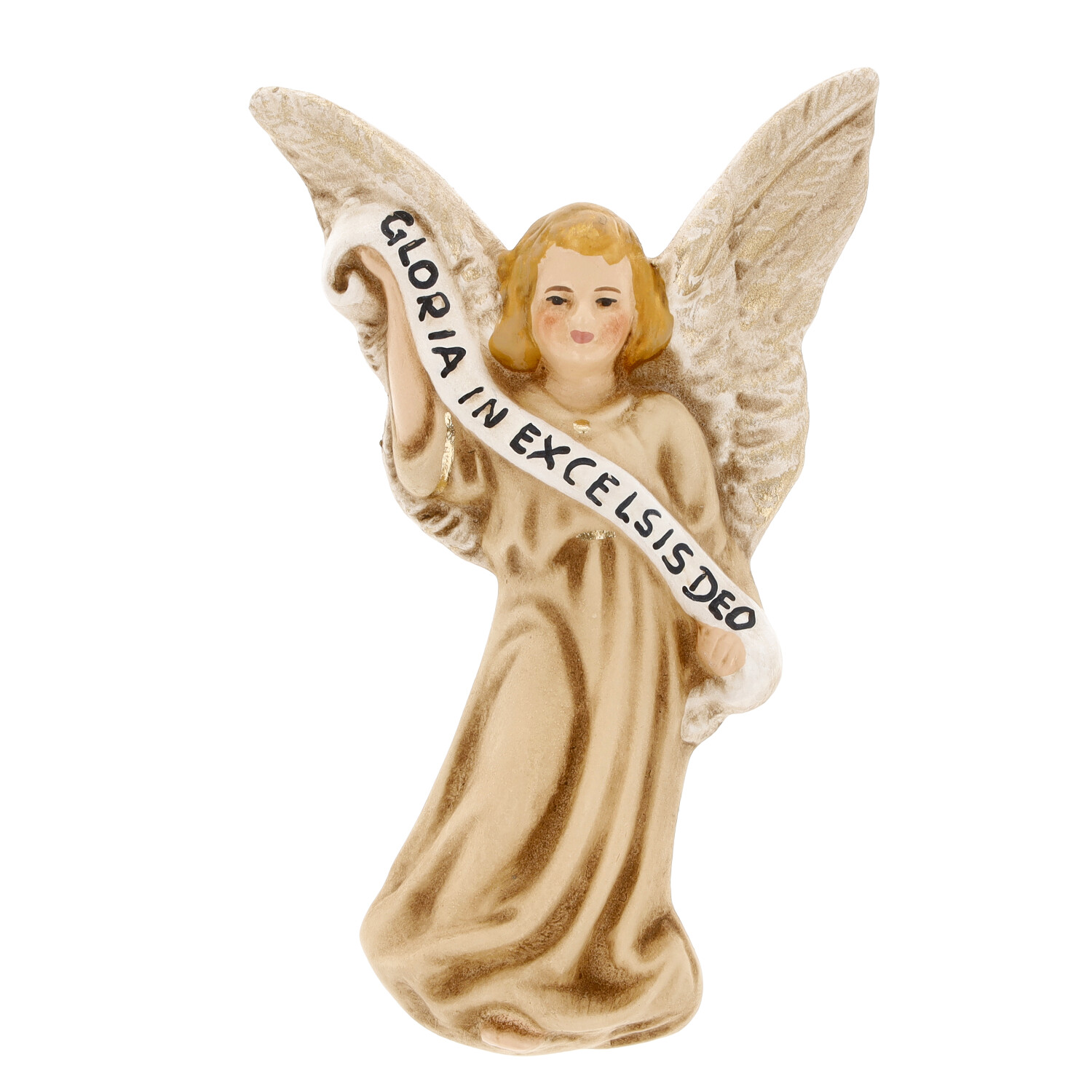 Engel mit Schriftband Gloria in excelsis Deo, Dekofigur