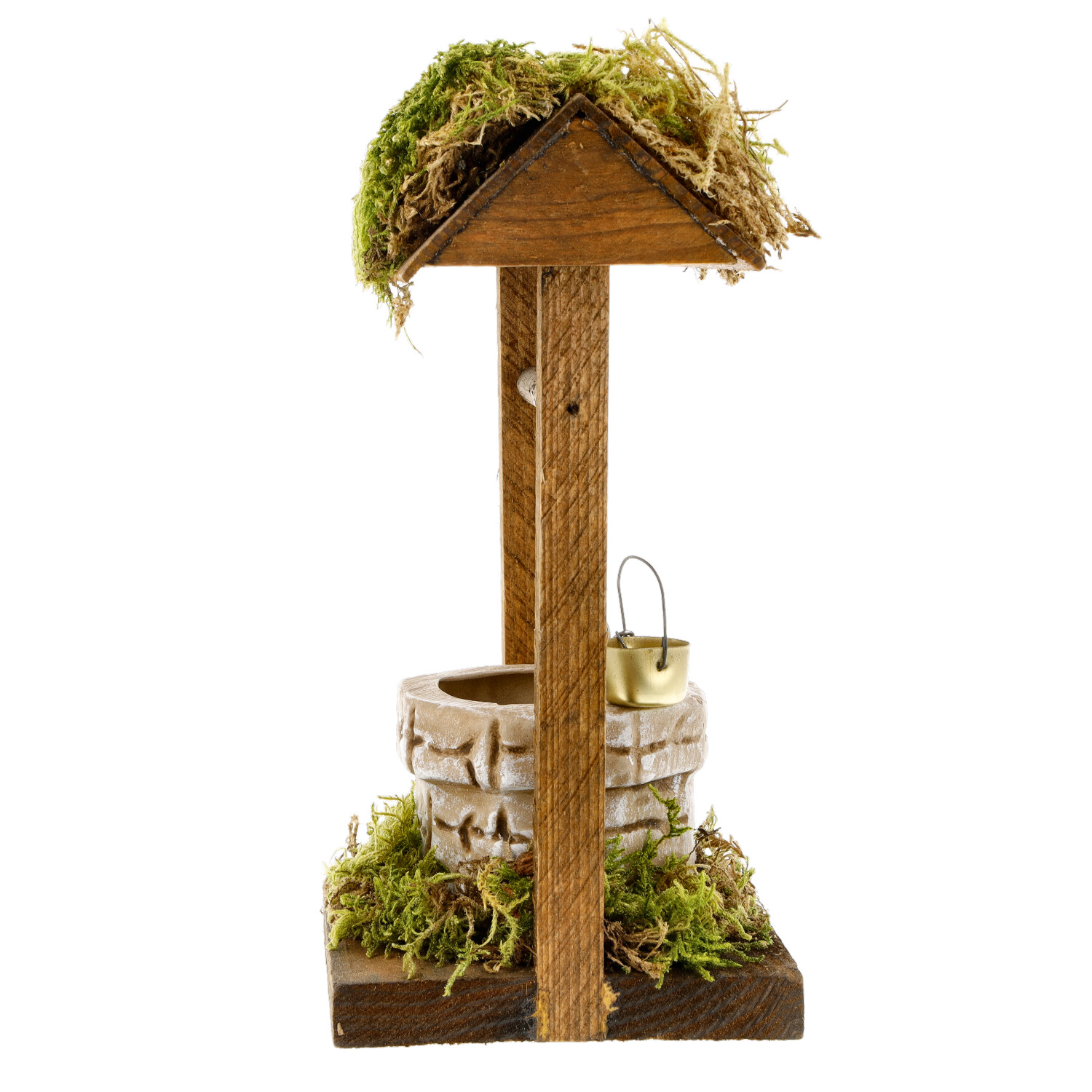 Ziehbrunnen (H=17cm)  für 12 - 14cm Marolin Krippenfiguren - made in Germany