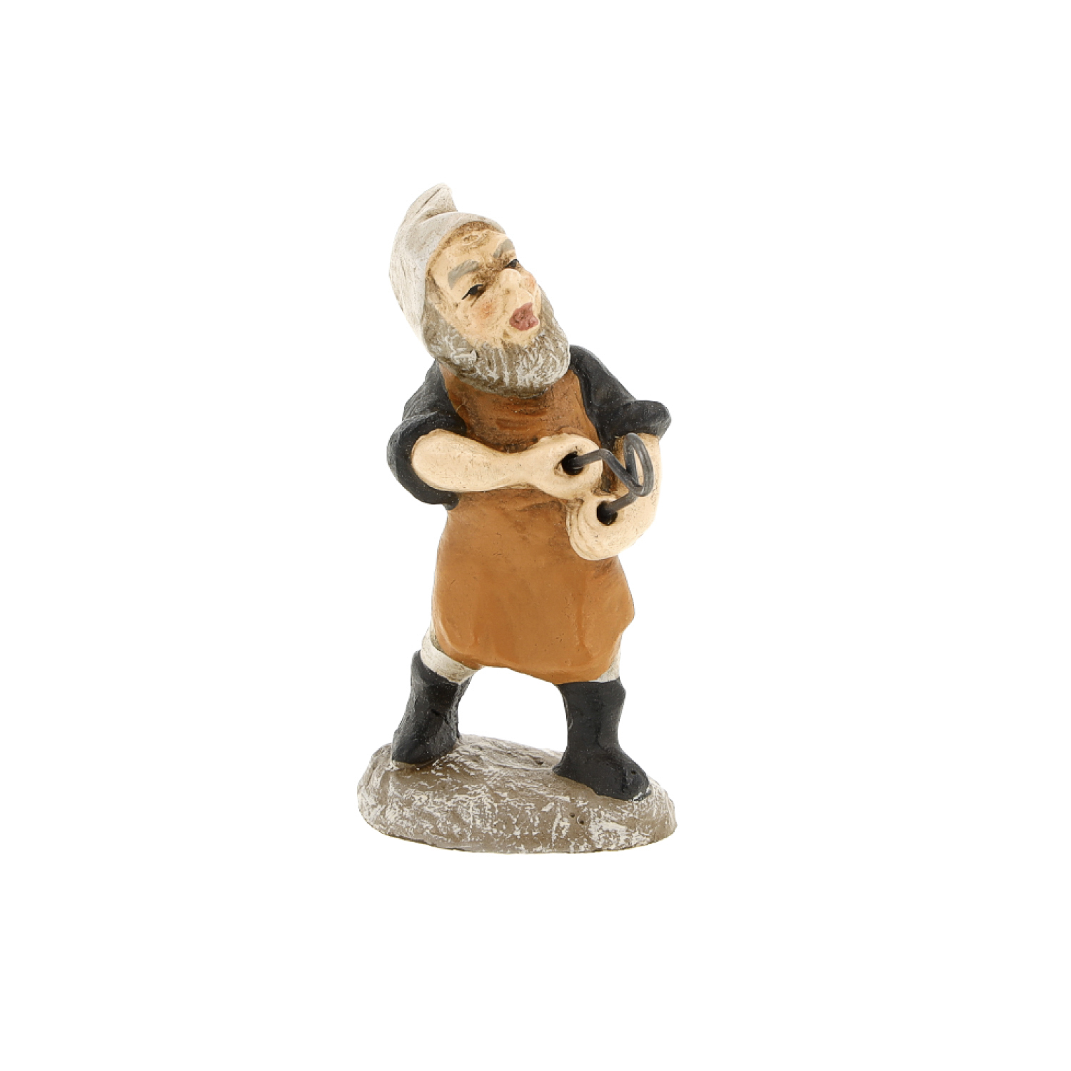 Schmied Krippenfigur mit Zange und Schürze