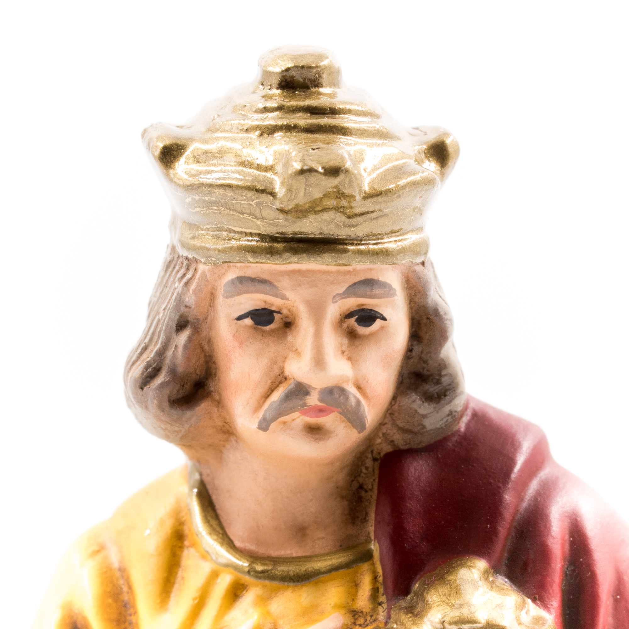 König weiß - MAROLIN Krippenfigur