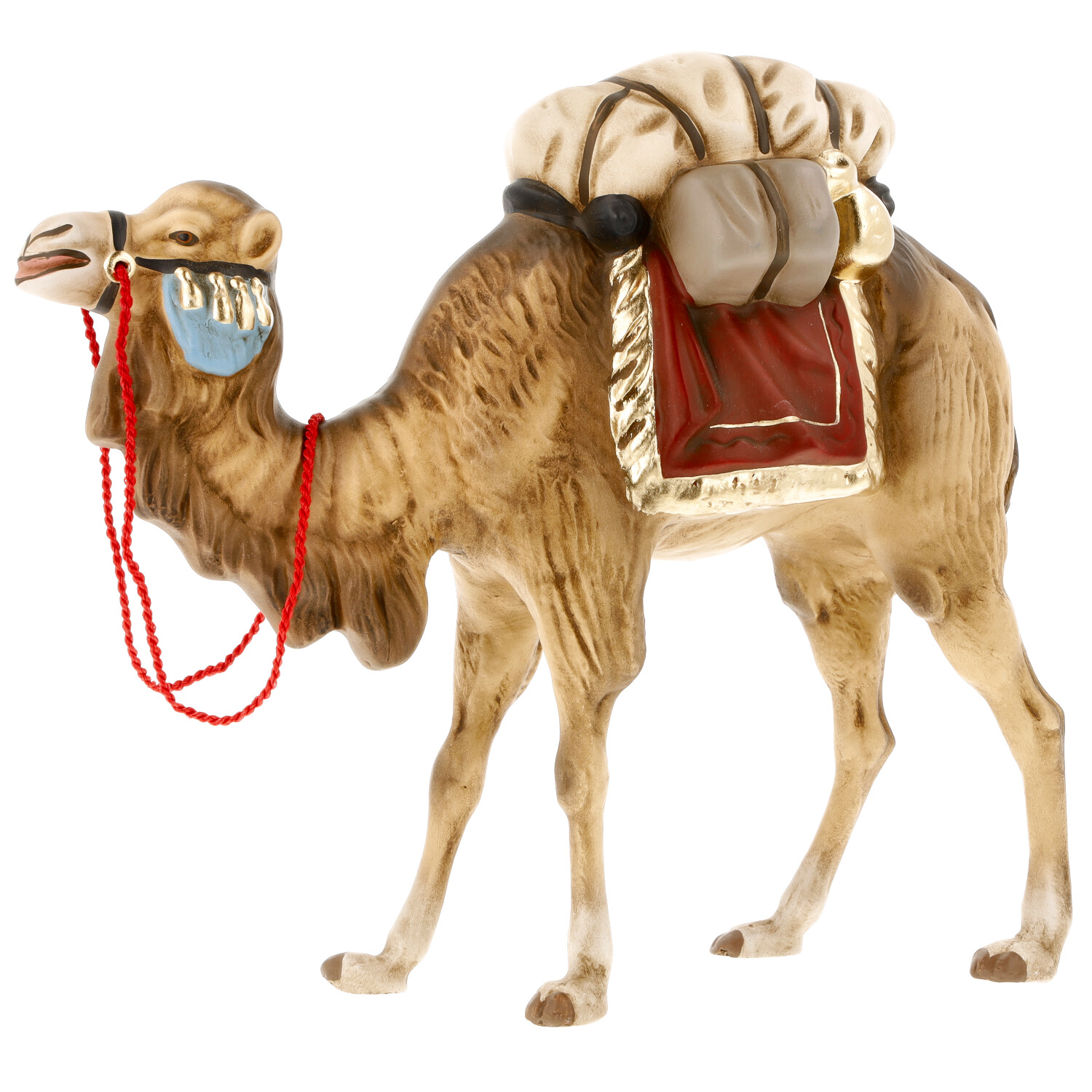 Kamel mit Gepäck, zu 12 - 14cm Marolin Krippenfiguren - made in Germany