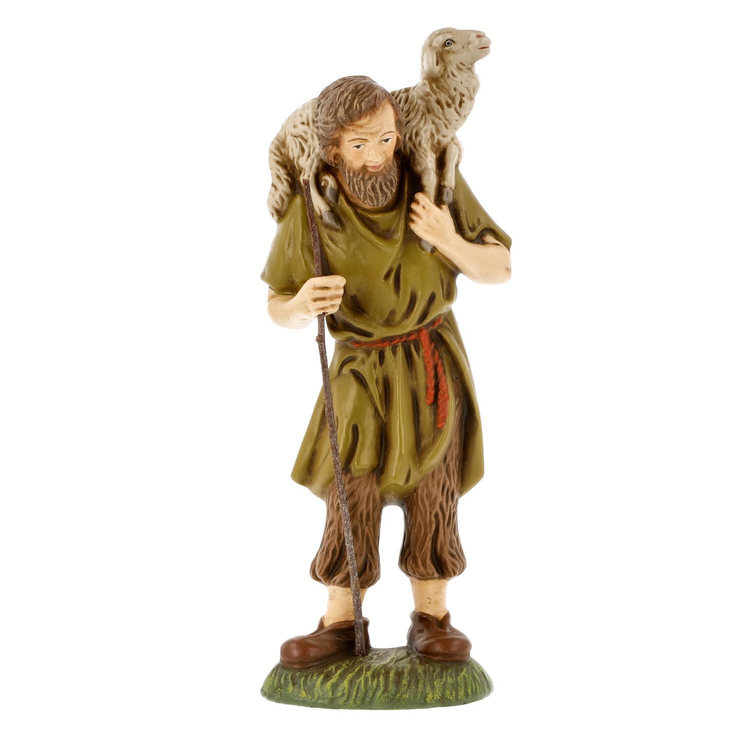 Hirte mit Schaf auf Schulter, zu 17cm Figuren - Marolin - made in Germany