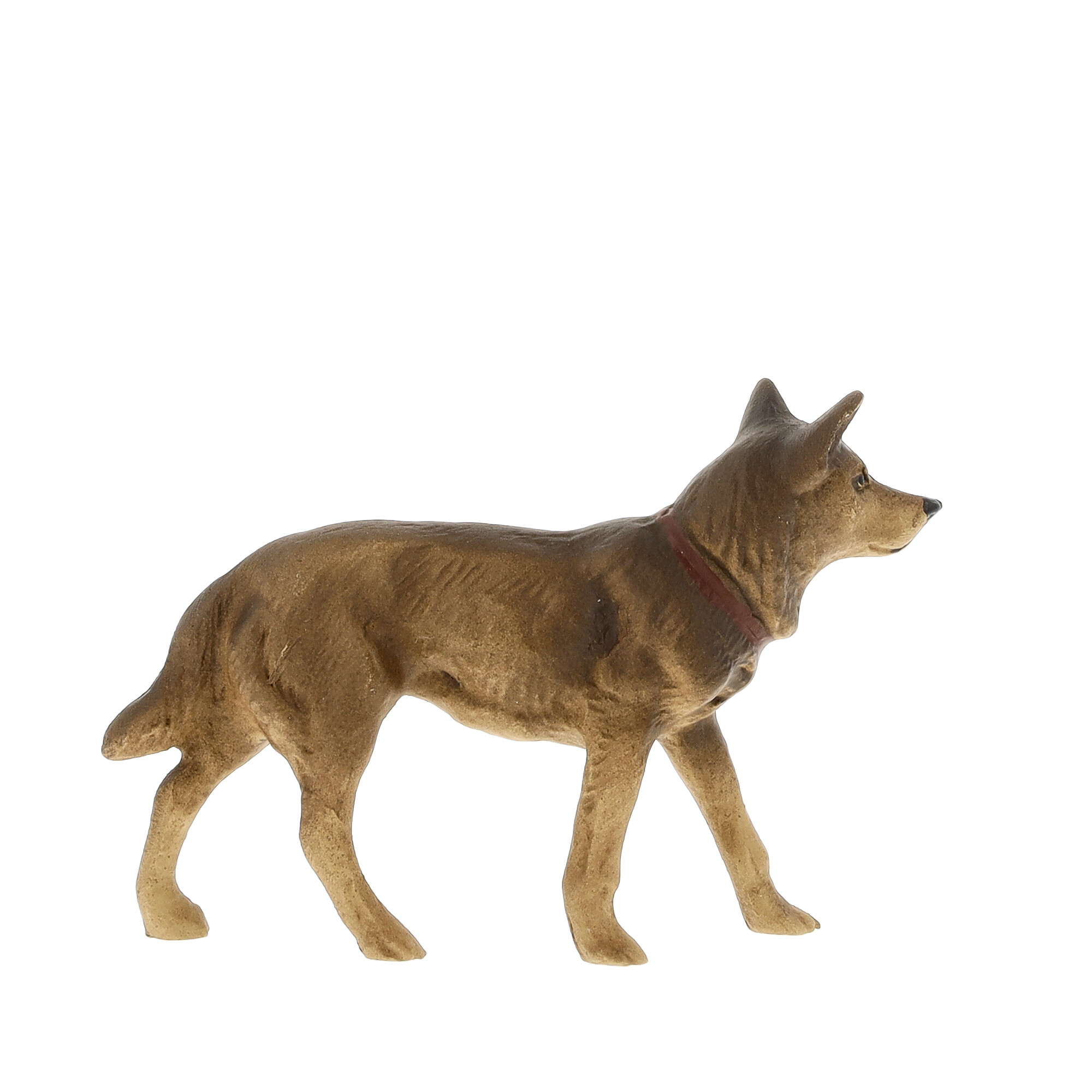 Miniatur-Hund, braun, stehend