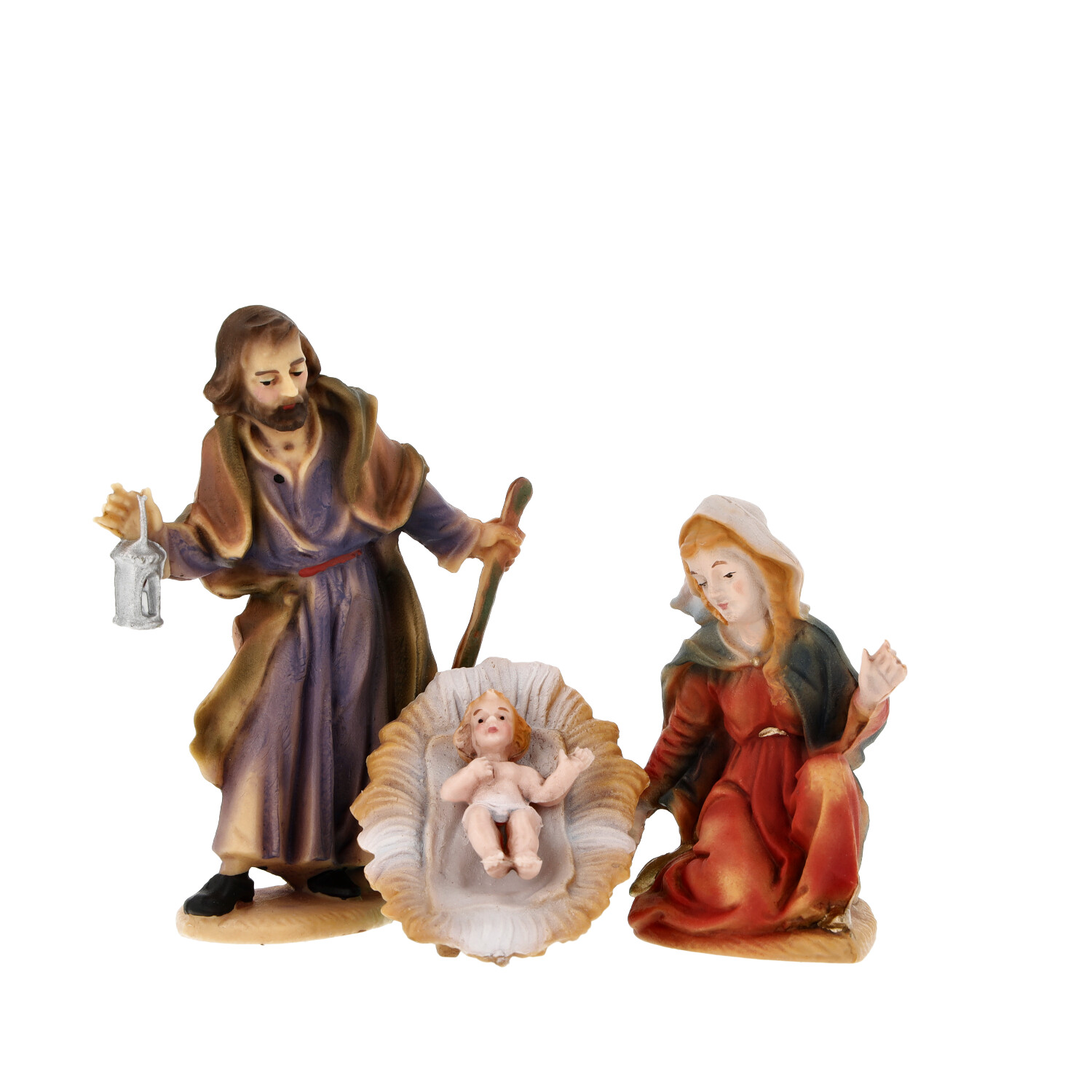 Krippenfiguren Set 12 Figuren, zu 9cm Fig. (Kunststoff)