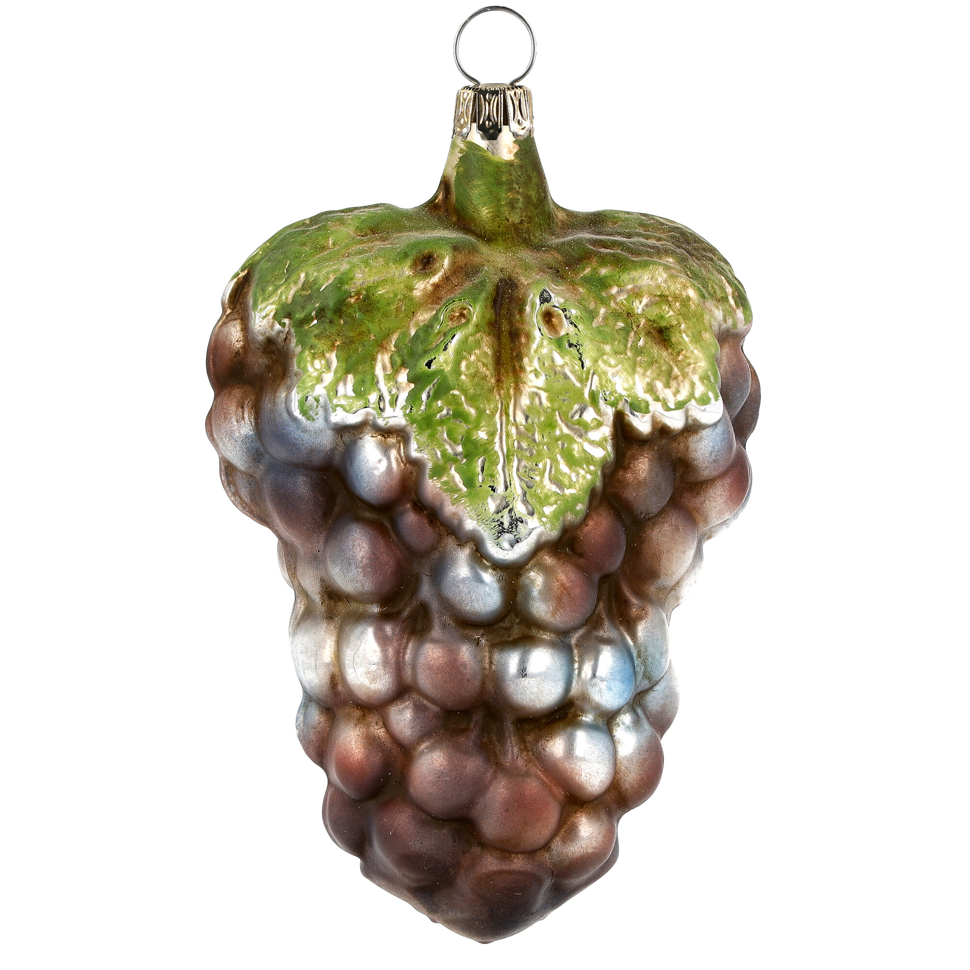 Nostalgisches Glasornament - Große Weintraube