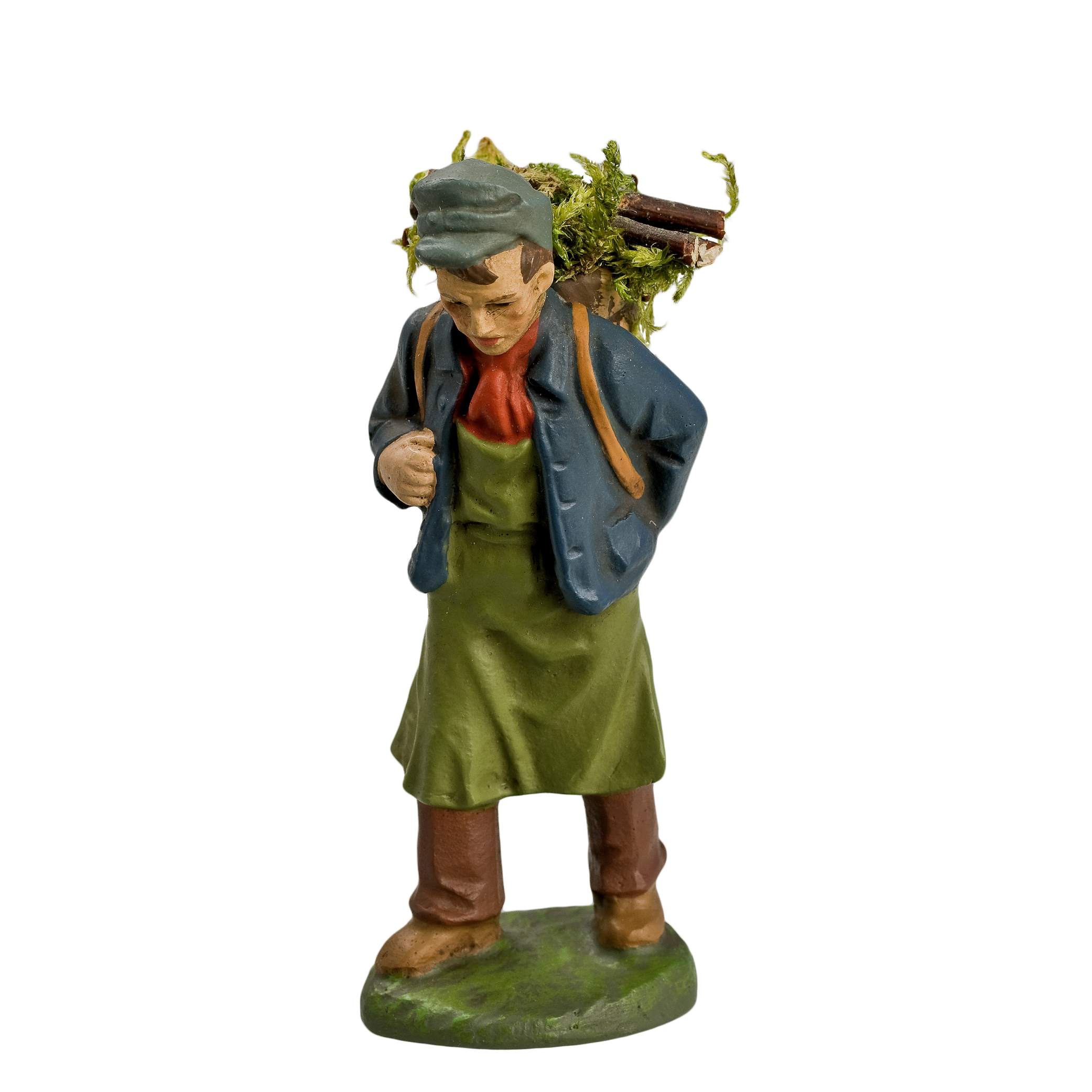 Mann mit Holzkorb, zu 10cm Figuren