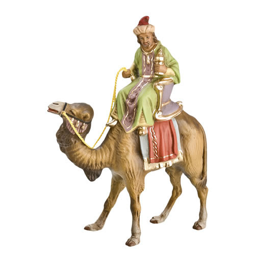 Weihnachtskrippenfigur: König auf Kamel