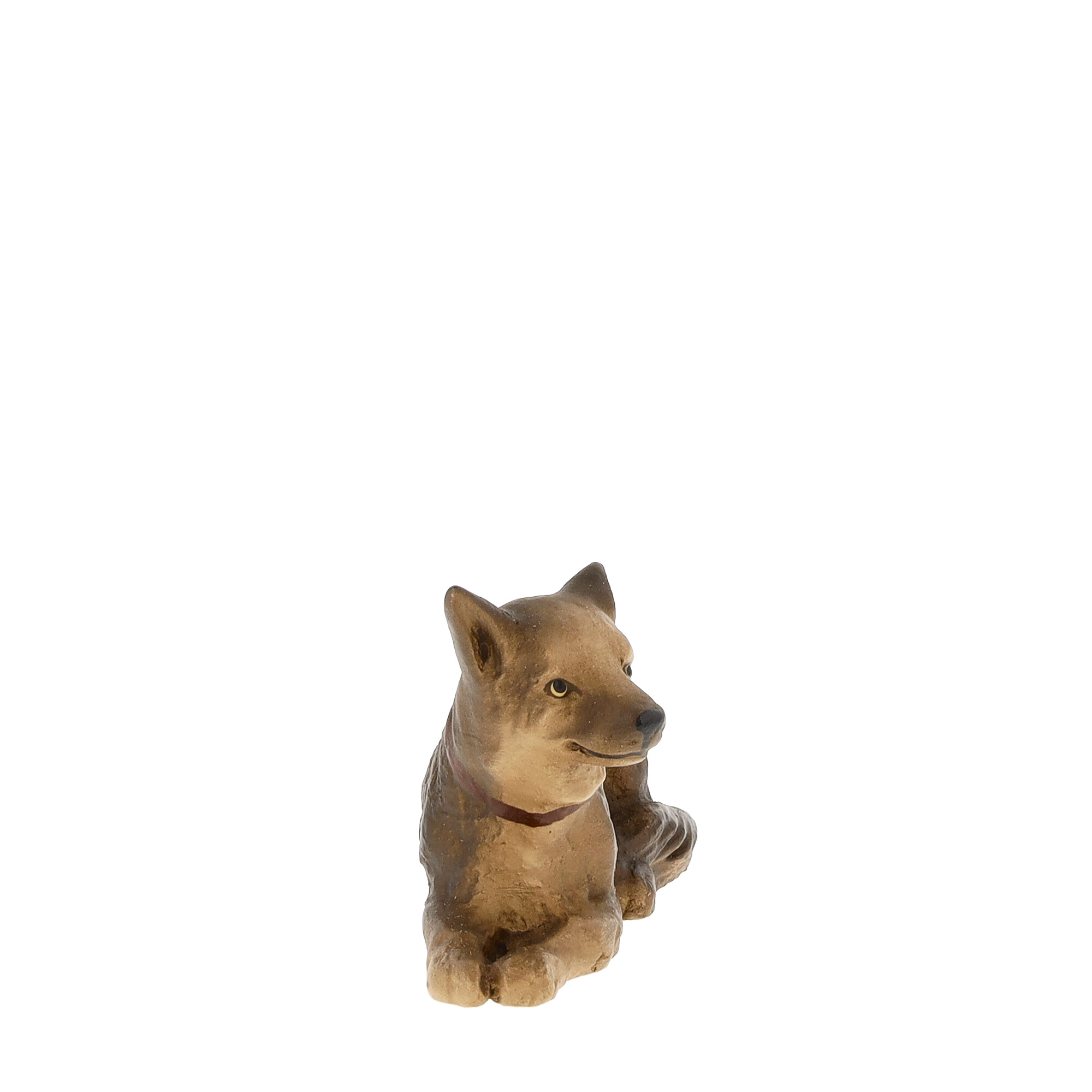 Schäferhund liegend, zu 11 - 12cm Figuren passend - MAROLIN Krippenfigur