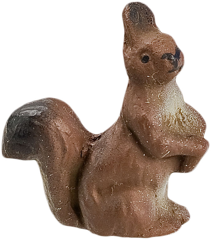 Eichhörnchen sitzend, zu 9 - 10cm Figuren