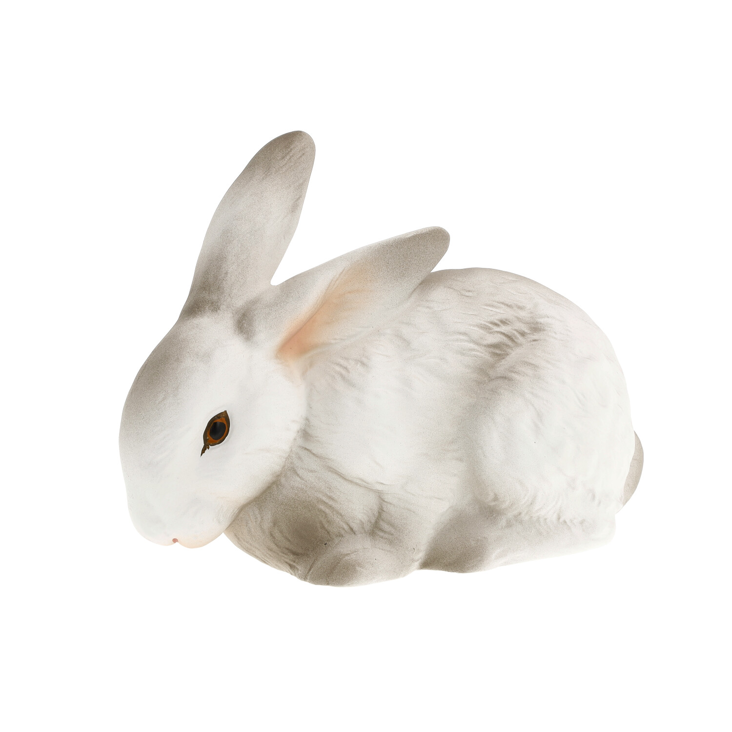 Kuschelhase, weiß, H=10cm