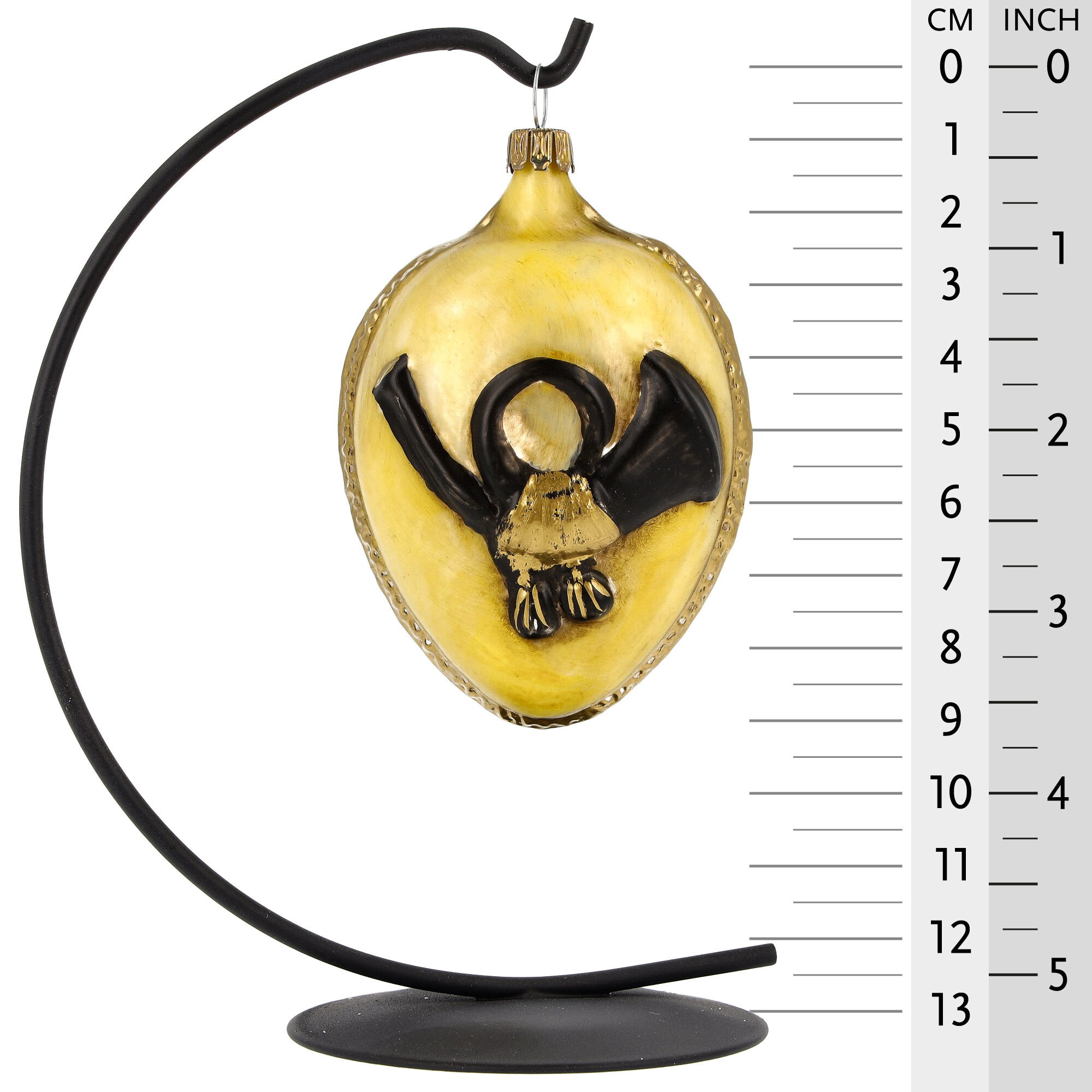 Nostalgisches Glasornament - Posthorn