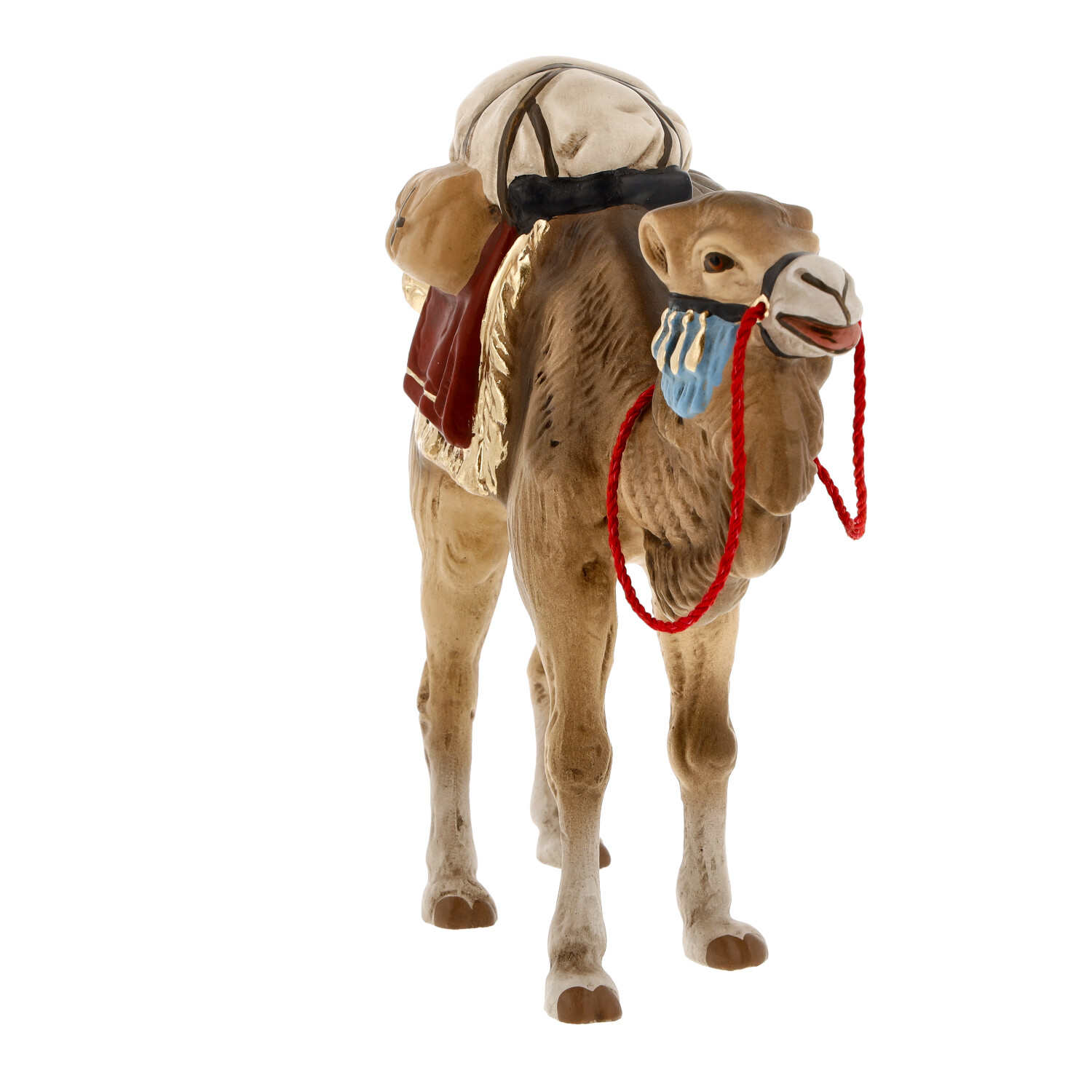 Kamel mit Gepäck, zu 11 - 12cm Marolin Krippenfiguren - made in Germany